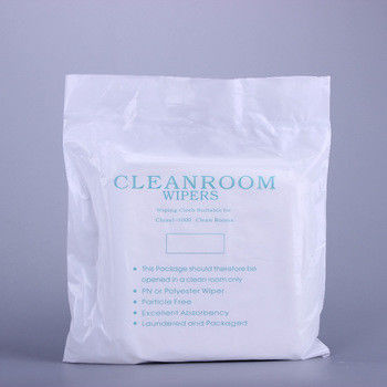 Dust Control Sealed Edge 100% Polyester Cleanroom Wipes