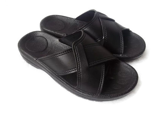 Anti Static Black PU Slipper Esd Cleanroom Shoes