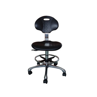 Silla ajustable negra del Esd del recinto limpio de la clase 100